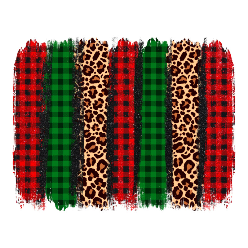 Christmas Glitter Leopard Brushstroke Zipper Hoodie by AdoDesignShop | Teevron