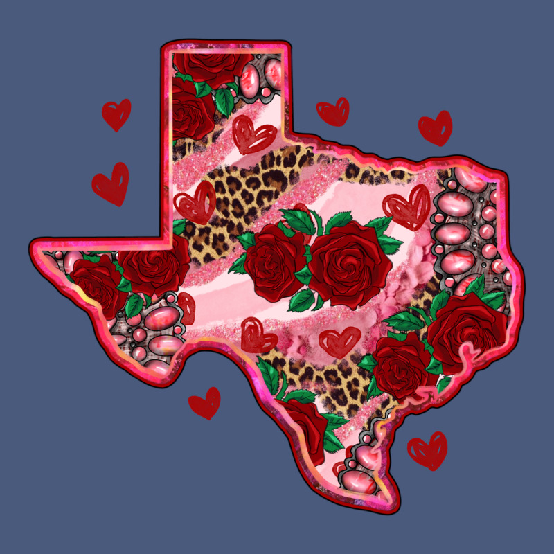Valentine' S Day Texas Map With Roses Vintage Hoodie by RanaPortraitStore | Teevron