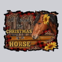 All I Want For Christmas Is A Horse Brown Horse Heavyweight Sweatshirt | Teevron
