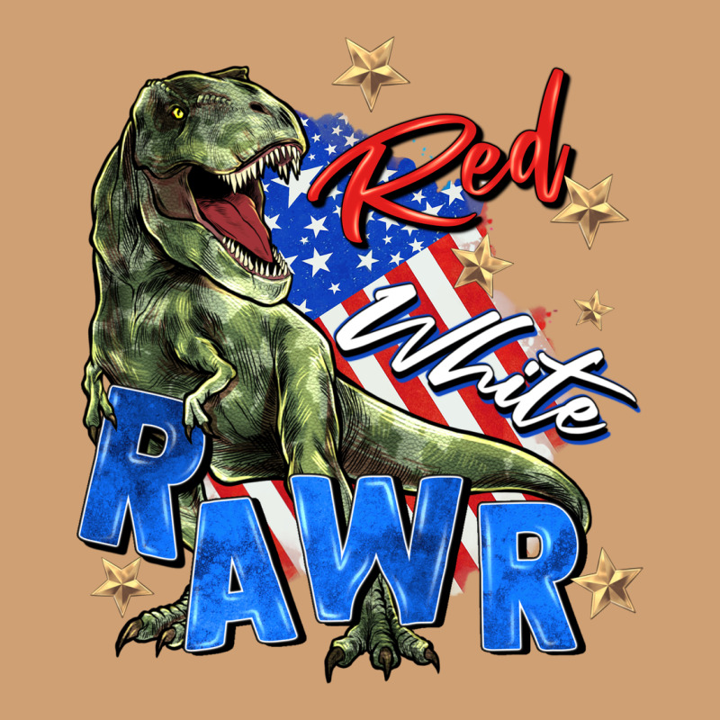 Red White Rawr Vintage Tee by Zillion Design Studio | Teevron