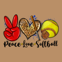 Peace Love Softball Vintage Hoodie | Teevron