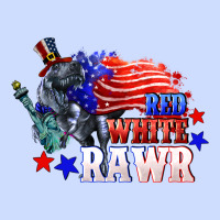 Red White Rawr 4th Of July Urban Heavy Tee | Teevron