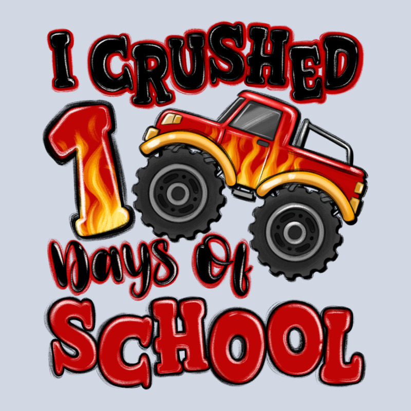 I Crushed 100 Days Of School Monster Truck Premium Sweatshirt by MaliasSmallBusiness | Teevron