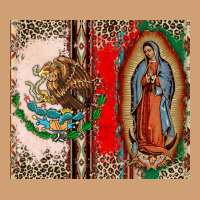 Virgin Mary Mexican Flag Vintage Tee | Teevron