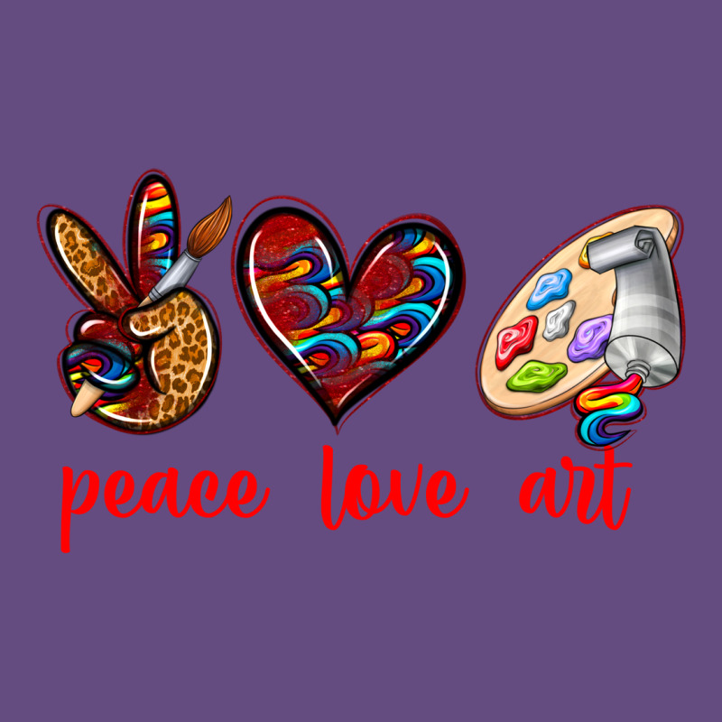 Peace Love Art Vintage Hoodie by texasbilliewilder | Teevron
