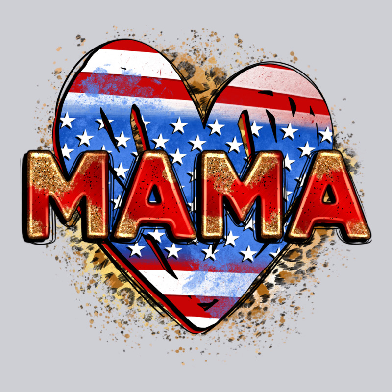 American Mama Heart Heavyweight Sweatshirt by Zillion Design Studio | Teevron