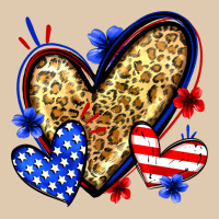 American Flag Heart Leopard Heavyweight Sweatshirt | Teevron
