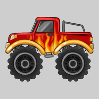 Monster Truck With Flames Premium Sweatshirt | Teevron