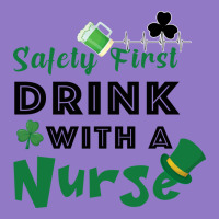 Safety First Drink With A Nurse Urban Hoodie | Teevron