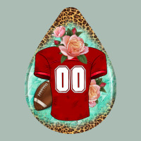 American Football And Western Roses Teardrop Classic Tee | Teevron