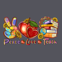 Peace Love Teach Vintage Hoodie | Teevron