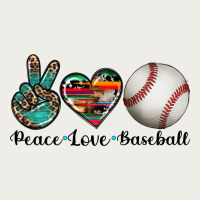 Peace Love Baseball Zipper Hoodie | Teevron