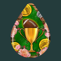 American Football And Western Roses Teardrop Classic Tee | Teevron