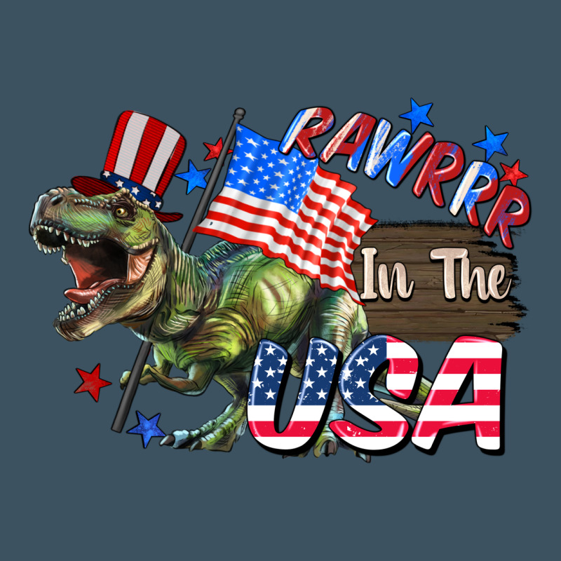 Rawrrr In The Usa 4th Of July Urban Heavy Tee by CowGirlArtShop | Teevron