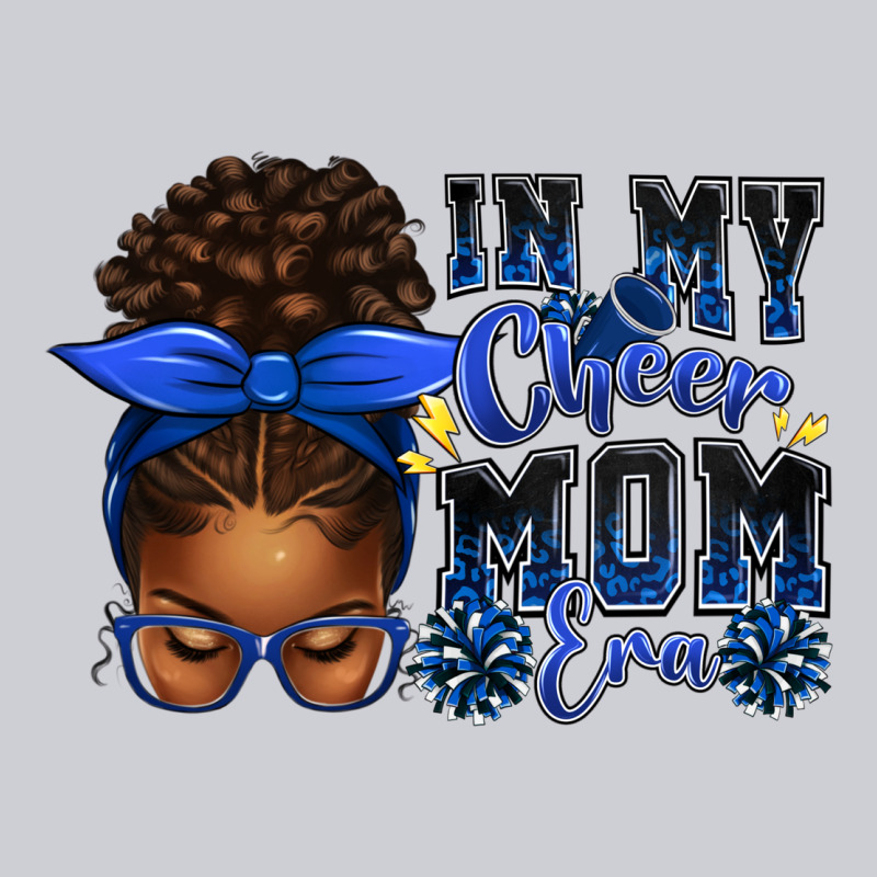 In My Cheer Mom Era Afro Messy Bun Heavyweight Sweatshirt by texasbilliewilder | Teevron