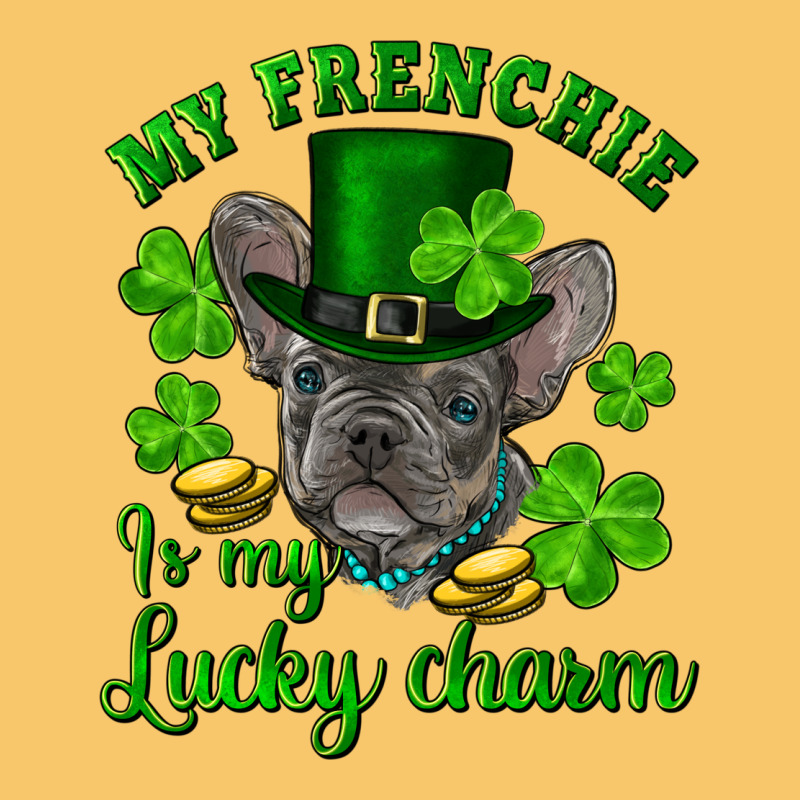 St.patrick's Day My French Bulldog Is My Lucky Charm Vintage Hoodie by RanaPortraitStore | Teevron