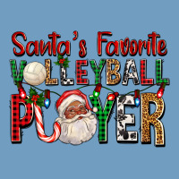 Afro Santa's Favorite Volleyball Player For Christ Urban Heavy Tee | Teevron