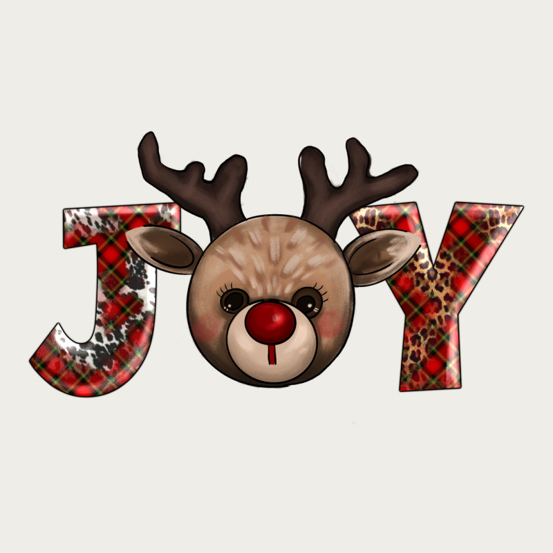 Joy Reindeer Zipper Hoodie by AdoDesignShop | Teevron