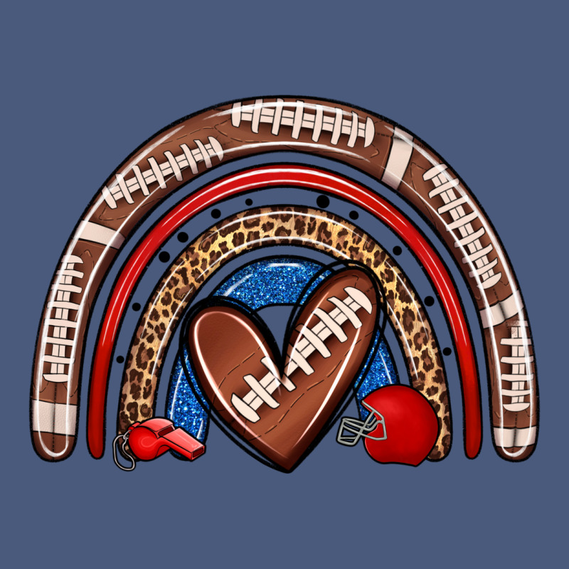 Football Rainbow Vintage Hoodie by Zillion Design Studio | Teevron