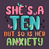 She's A Ten But So Is Her Anxiety Heavyweight Hoodie | Teevron