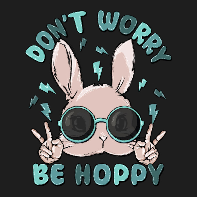 Don't Worry Be Hoppy Heavyweight Hoodie by MaliasSmallBusiness | Teevron