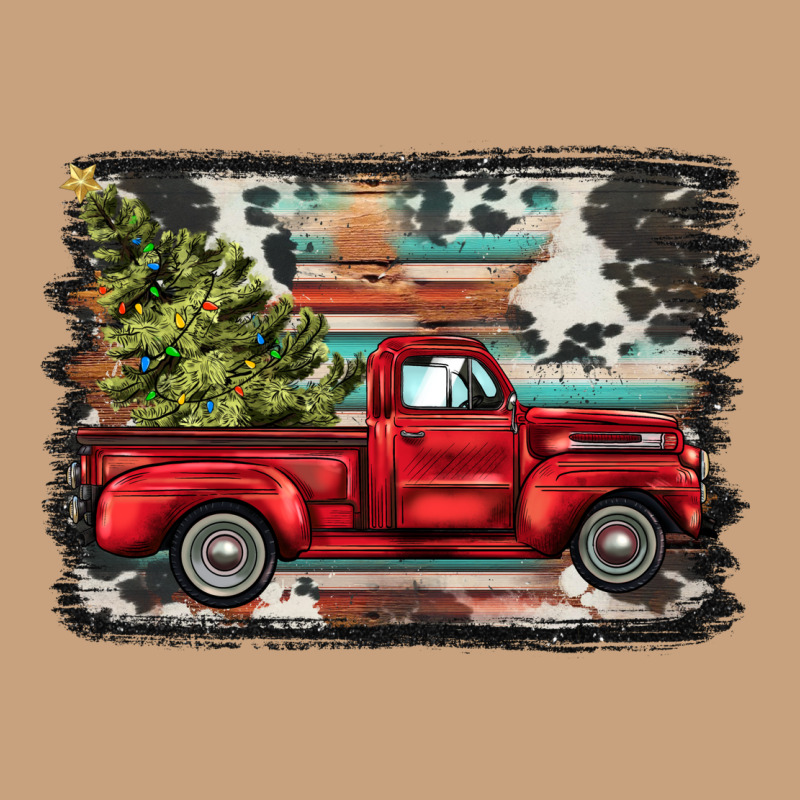 Christmas Truck Vintage Tee by BarkalooDesign | Teevron