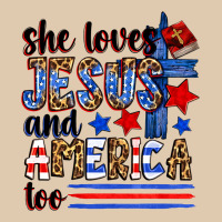 She Loves Jesus And America Too Heavyweight Sweatshirt | Teevron
