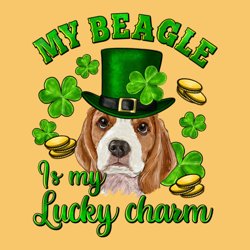 St.patrick's Day My Beagle Is My Lucky Charm Vintage Hoodie by RanaPortraitStore | Teevron
