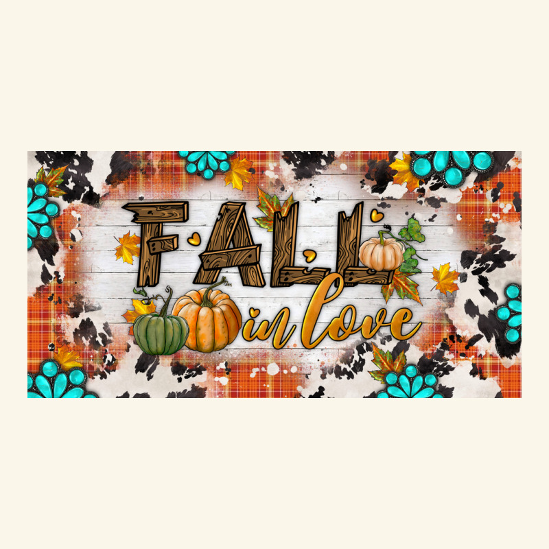 Fall In Love License Plate Premium Hoodie by BundleAndBundleShop | Teevron