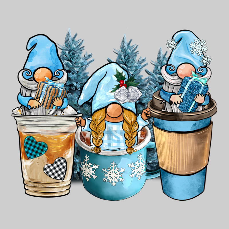 Winter Coffee Gnome Premium Tee by BarkalooDesign | Teevron