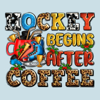Hockey Begins After Coffee Ado Ladies Tee | Teevron