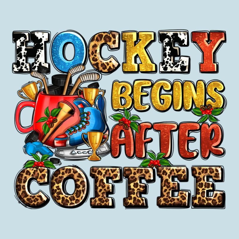Hockey Begins After Coffee Ado Ladies Tee by AdoDesignShop | Teevron