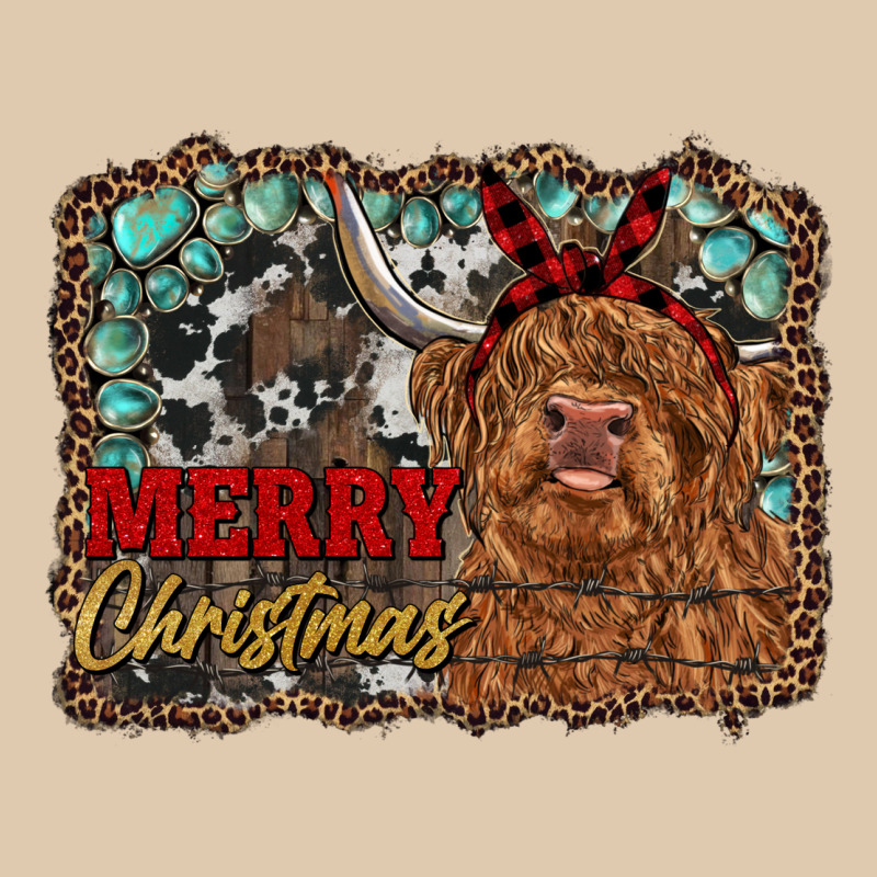 Merry Christmas Highland Cow Heavyweight Sweatshirt by RanaPortraitStore | Teevron