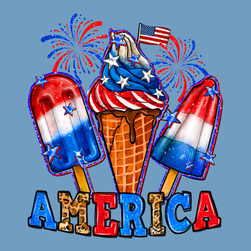 4th Of July America Ice Creams Urban Heavy Tee by Neo Western | Teevron