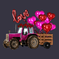 Valentine's Day Pink Tractor With Pin Heart Balloons Vintage Hoodie | Teevron