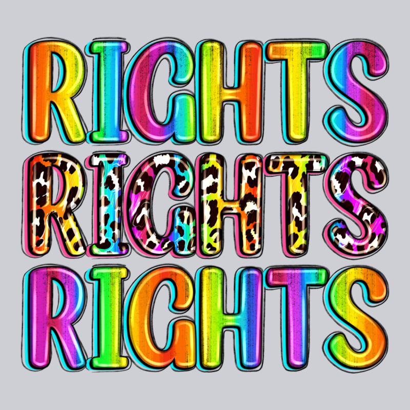 Rights Rights Rights (pride) Heavyweight Sweatshirt by Zillion Design Studio | Teevron