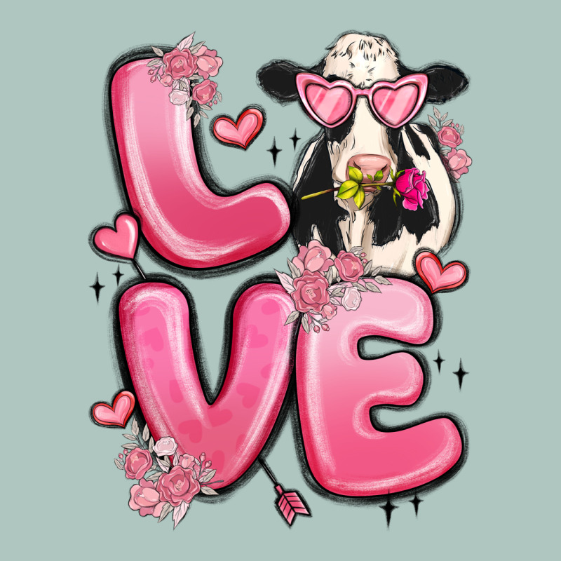 Love Cow Valentine's Day Premium Sweatshirt by MaliasSmallBusiness | Teevron