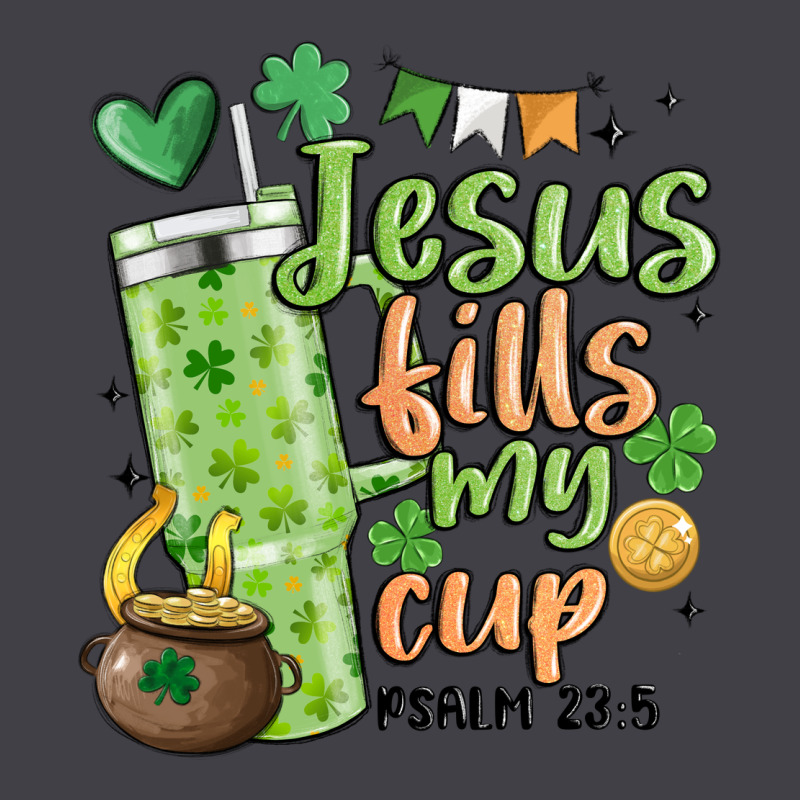 St. Patricks Day Jesus Fills My Cup Heavyweight Hoodie by MaliasSmallBusiness | Teevron