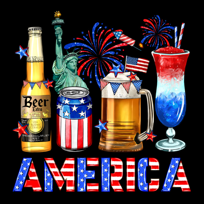 4th Of July American Drinks America Urban Heavy Tee by Neo Western | Teevron