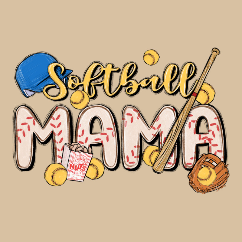 Softball Mama Heavyweight Hoodie by MaliasSmallBusiness | Teevron