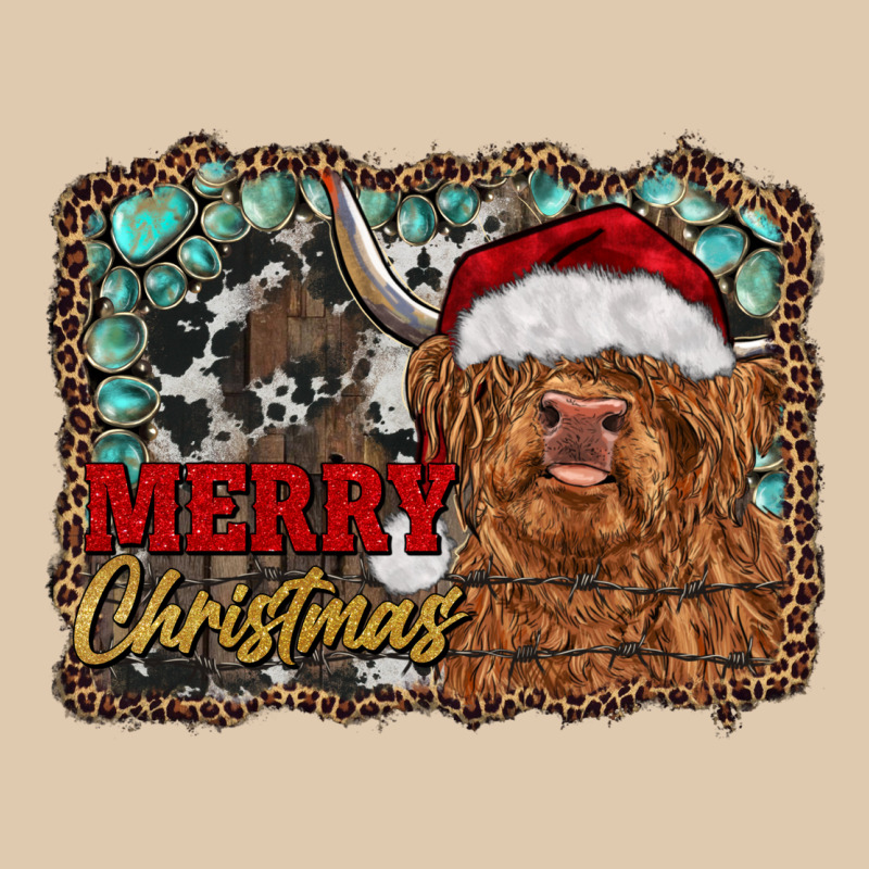Merry Christmas Highland Cow Heavyweight Sweatshirt by RanaPortraitStore | Teevron