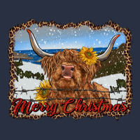 Merry Christmas Highland Cow With Farm Heavyweight Sweatshirt | Teevron