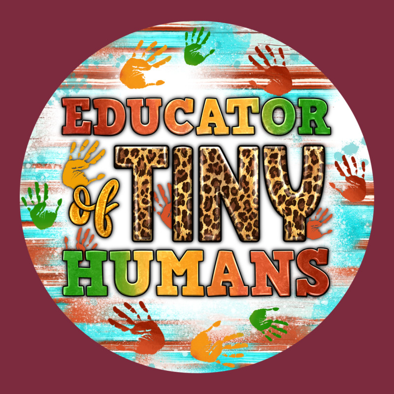 Educator Of Tiny Humans Round Earring Premium Hoodie by BundleAndBundleShop | Teevron