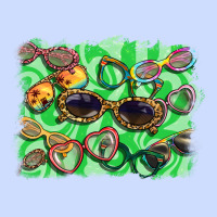 Sunglasses Background Urban Heavy Tee | Teevron