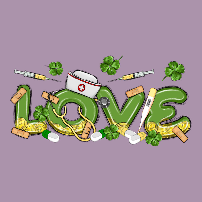 St Patricks Love Nurse Heavyweight Hoodie by MaliasSmallBusiness | Teevron