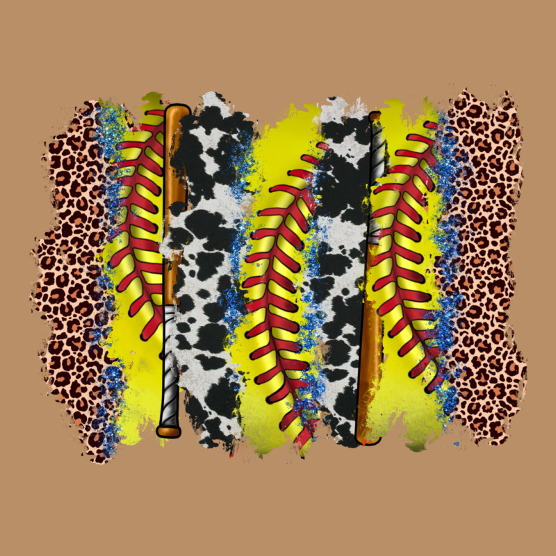 Softball Brushstroke Vintage Hoodie by Zillion Design Studio | Teevron