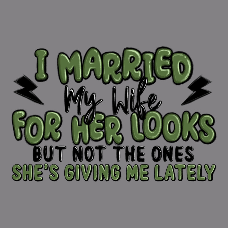 I Married My Wife For Her Looks Heavyweight Hoodie by MaliasSmallBusiness | Teevron