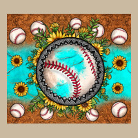 Baseball Turquoise Sunflower Long Sleeve Tee | Teevron