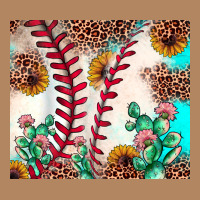 Baseball Leopard Turquoise Cactus Sunflower Long Sleeve Tee | Teevron