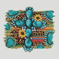 Western Gemstone Cross Sunflowers Serape Leopard Glitter Zipper Hoodie | Teevron